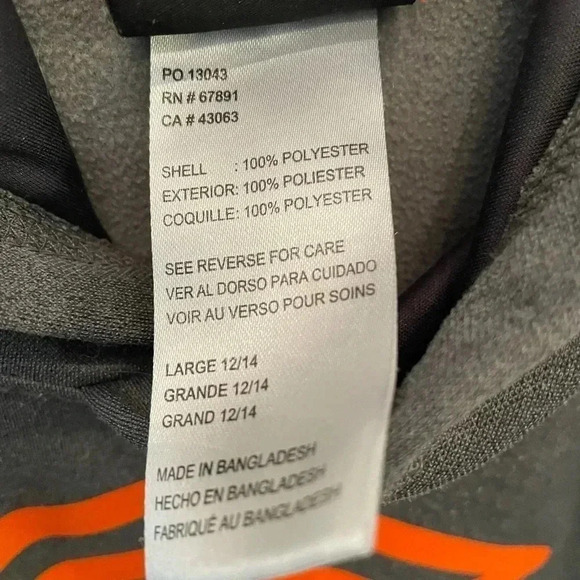 Umbro Hooded Sweatshirt Youth Size Large - Picture 6 of 6